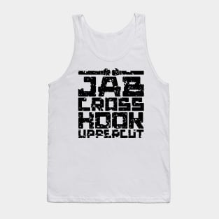 Aged Jab Cross Hook Uppercut Tank Top